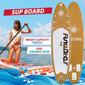 FunWater 335cm Large Size Inflatable Paddle Board