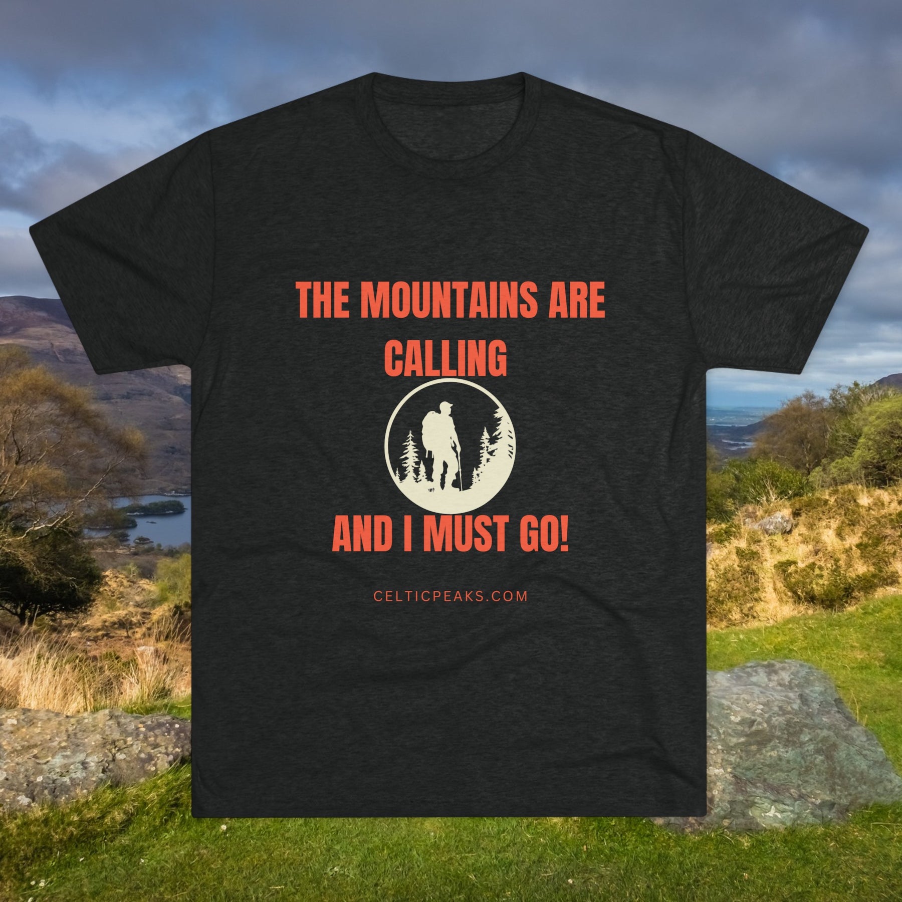 The Mountains Are Calling I Must Go! Crew Tee