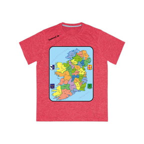 Map of Ireland Sports  T-shirt