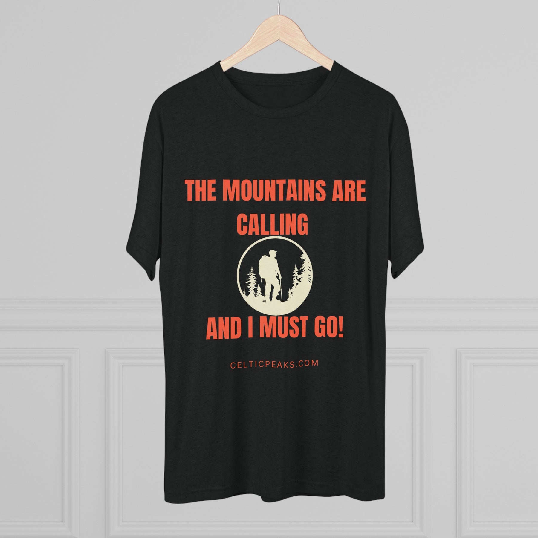 The Mountains Are Calling I Must Go! Crew Tee