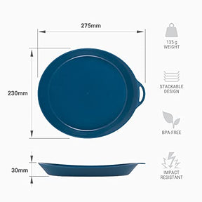 Lifeventure Ellipse Reusable 4-Piece Tableware