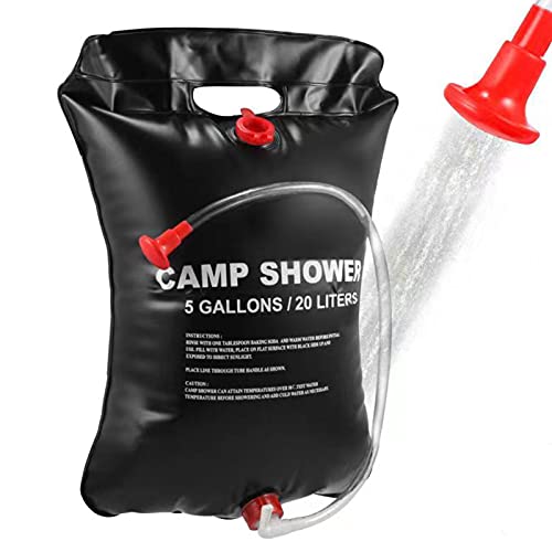 VABNEER Camping Shower Bag 20L Solar Shower Bag