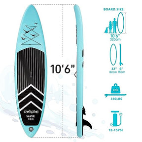 SUP Inflatable Stand Up Paddle Board 10'6"