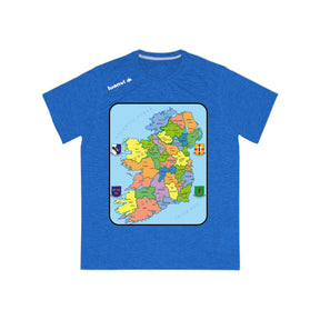 Map of Ireland Sports  T-shirt