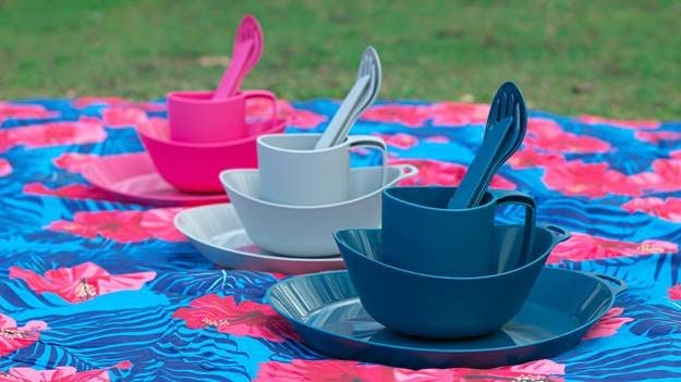 Lifeventure Ellipse Reusable 4-Piece Tableware