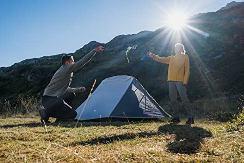 Coleman Bedrock 2 Tent, a compact 2 man dome tent, a light 2 person camping and hiking tent, 100% water-proof, sewn in groundsheet, a compact and light trekking tent which can be put up quickly