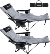 POEPORE Foldable Camping Chair with Footrest!