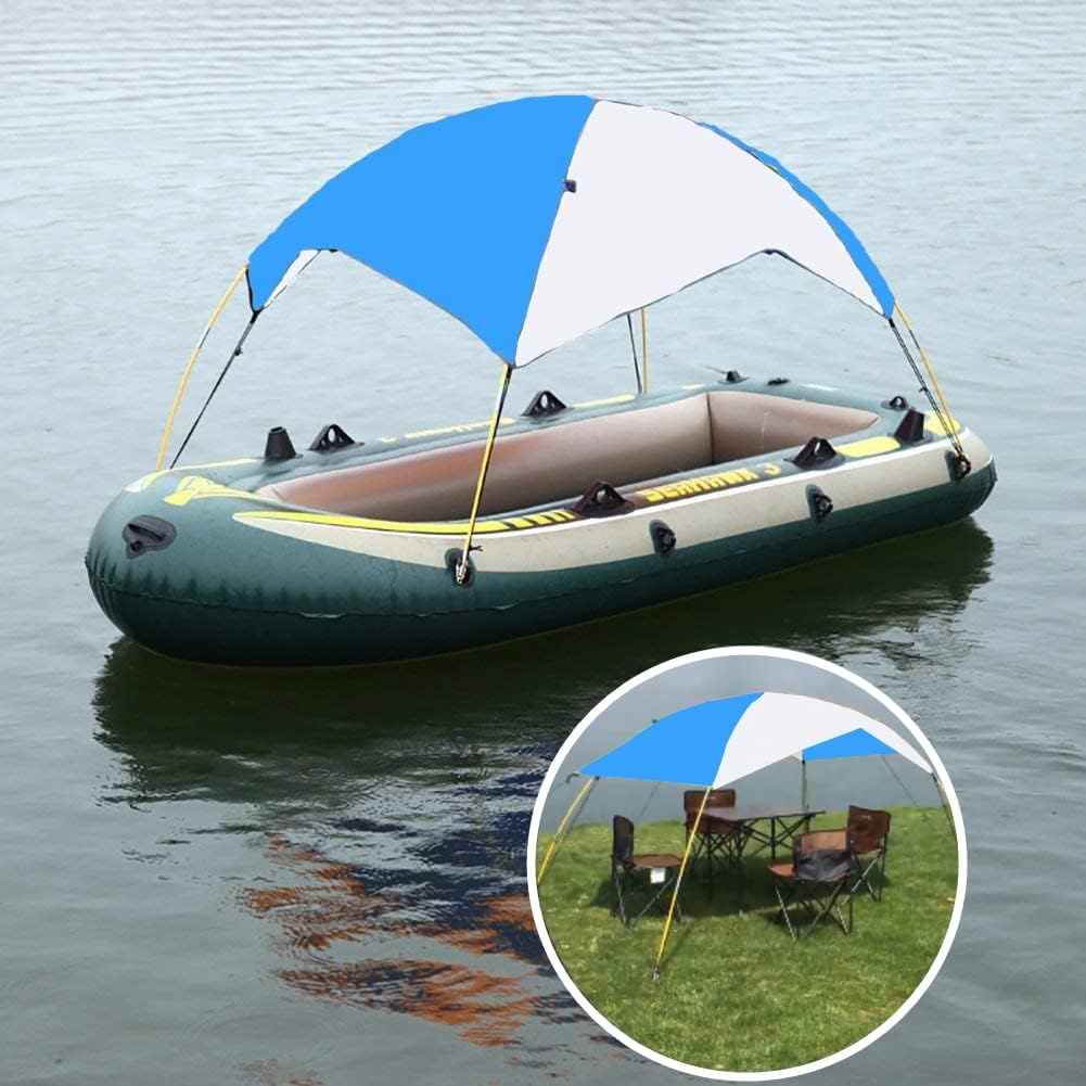 Floving 4-5 People Dinghy Sunshade Inflatable Boat Sailing Canopy Awni
