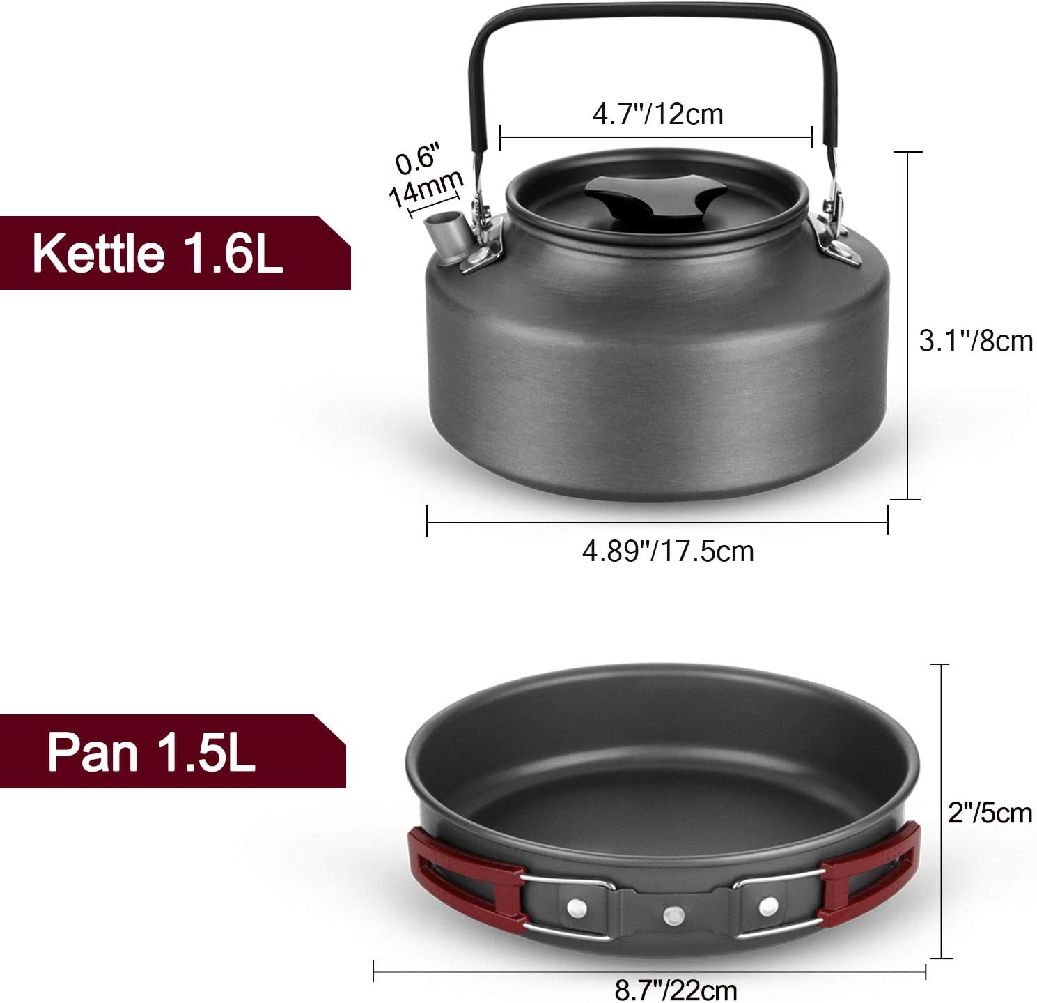 Odoland Camping Cookware Set!