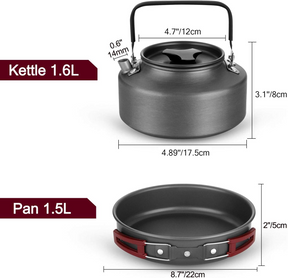 Odoland Camping Cookware Set!