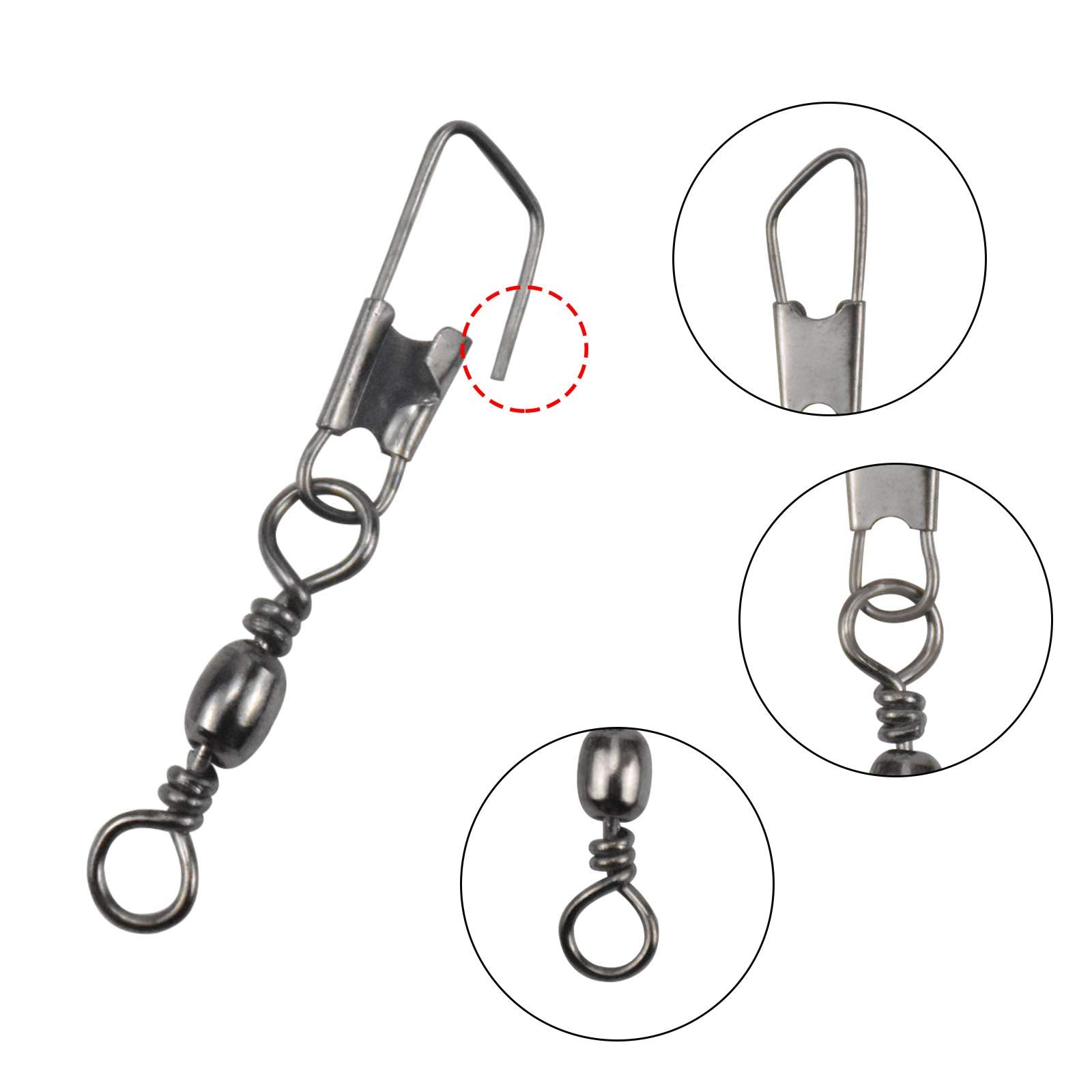 AvoDovA Fishing Swivels – Silver