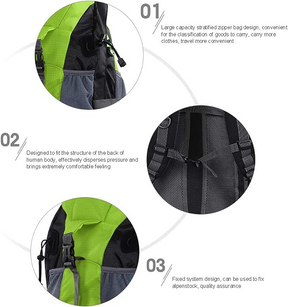 OhhGo Sports Backpack 50L Waterproof Bag