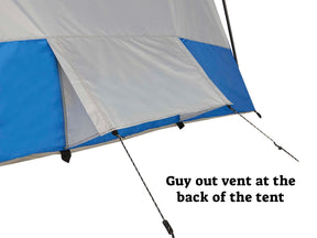 Wenzel 8 Person Klondike Tent, Blue