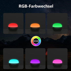 LED Camping Lamp with RGB Color Changing