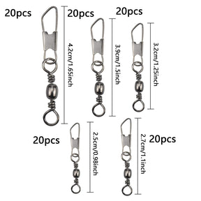 AvoDovA Fishing Swivels – Silver