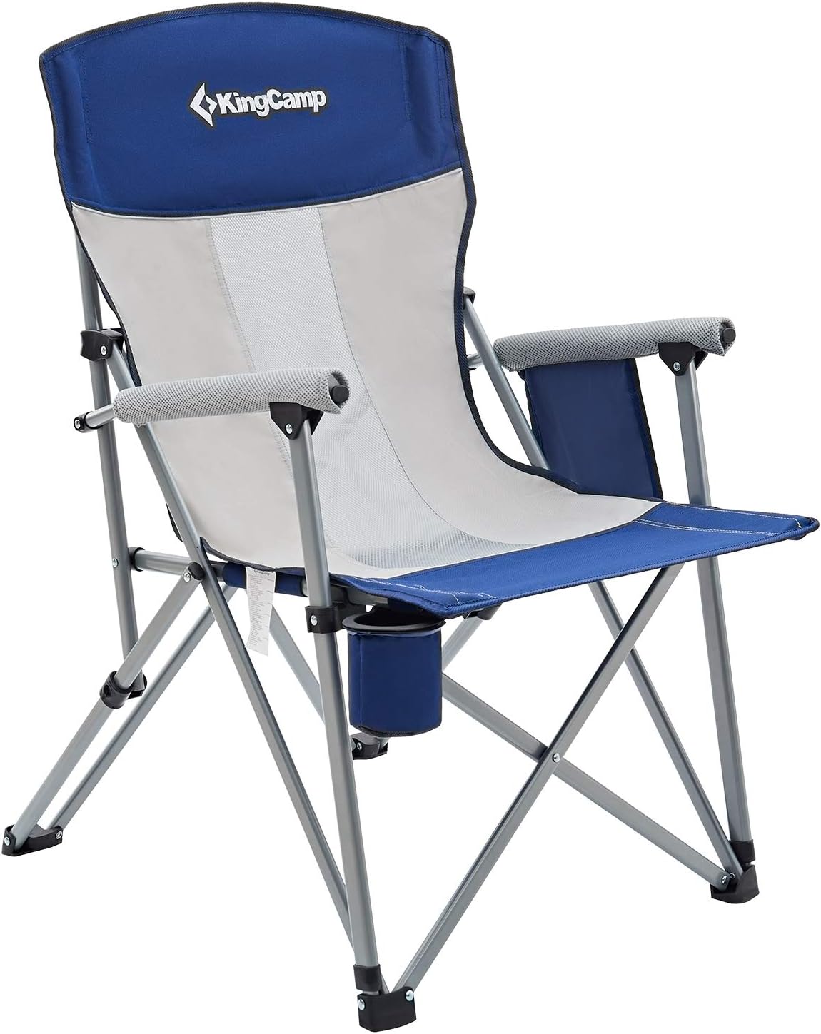 KingCamp Folding Camping Chair with Drink Holder and Side Pocket