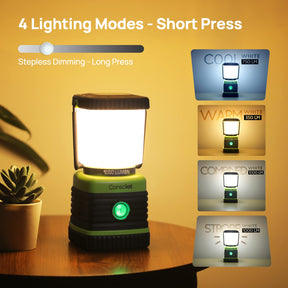 Consciot Ultra Bright Rechargeable LED Lantern – Light Green