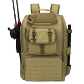 Ultimate Fishing Tackle Backpack with Rod Holder