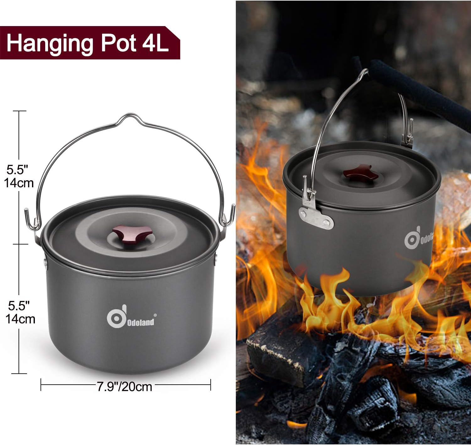 Odoland Camping Cookware Set!