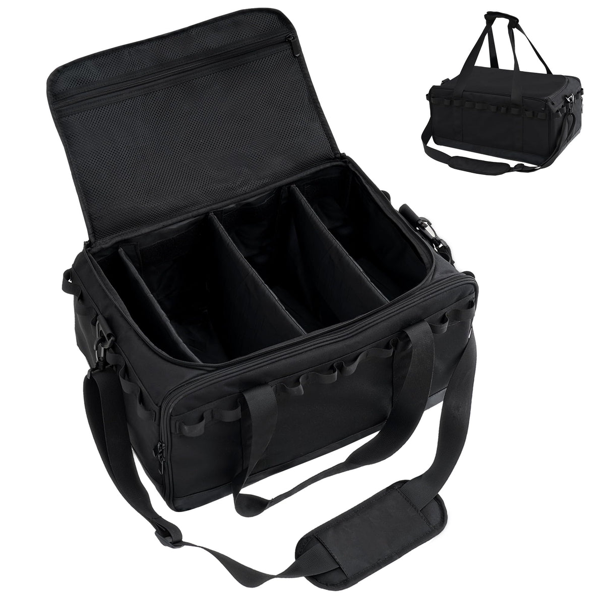 COOZMENT Extra Large Capacity Travel Bag – Black