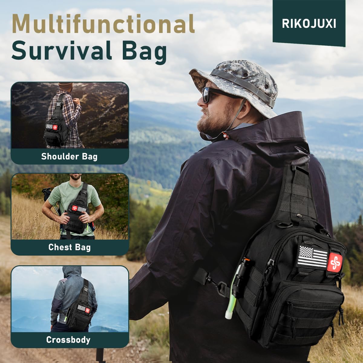 RIKOJUXI 262-Piece Survival Kit: Your Family’s Ultimate Safety Net!