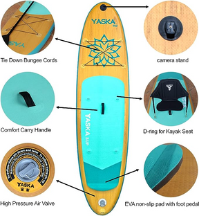 YASKA Inflatable Stand Up Paddle Board!