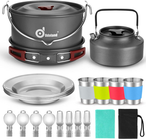 Odoland Camping Cookware Set!