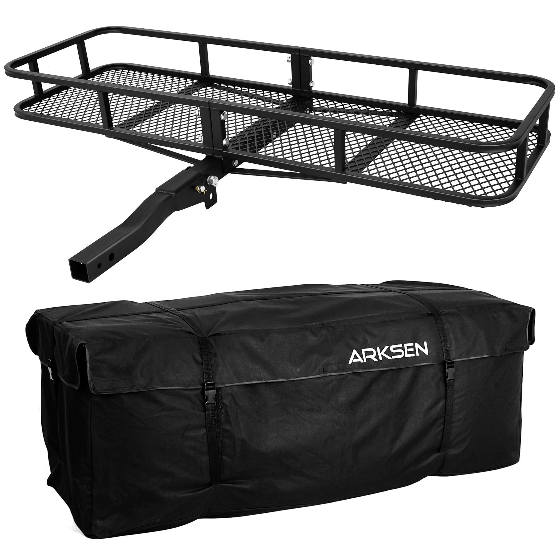 ARKSEN Heavy-Duty Cargo Carrier – Black