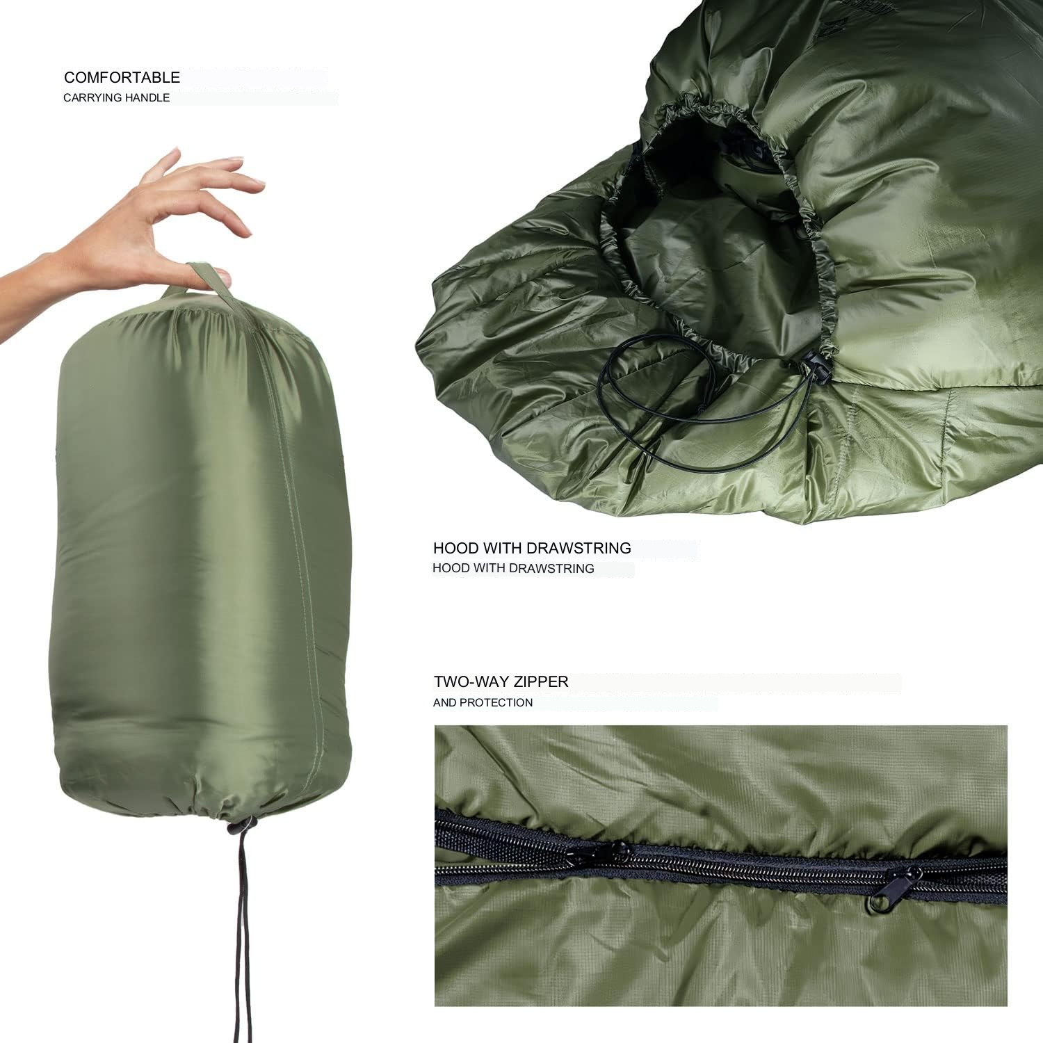 LightDry® Mummy Sleeping Bag!