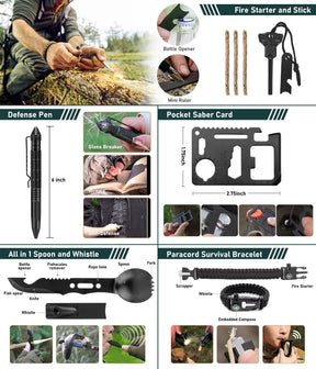 RIKOJUXI 262-Piece Survival Kit: Your Family’s Ultimate Safety Net!