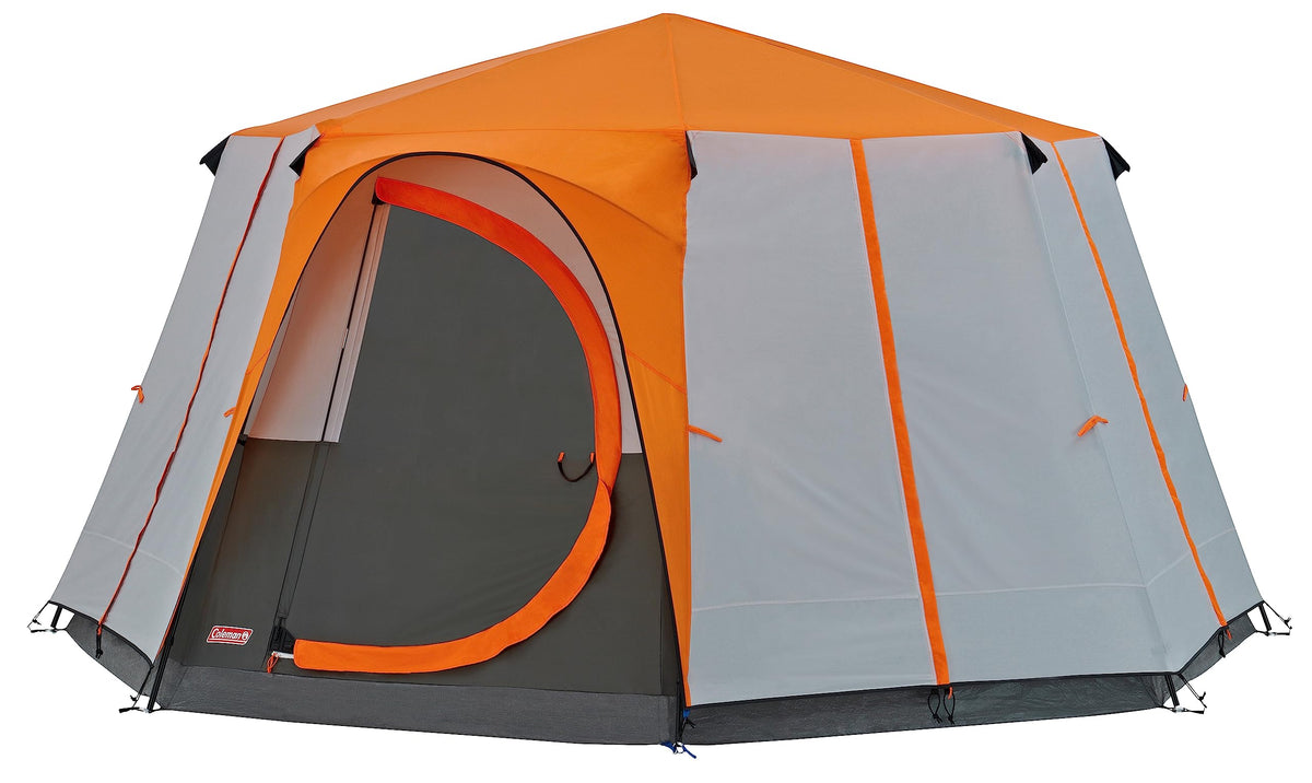 Coleman Unisex 8 Man Tent, Orange, 6 to 8 person