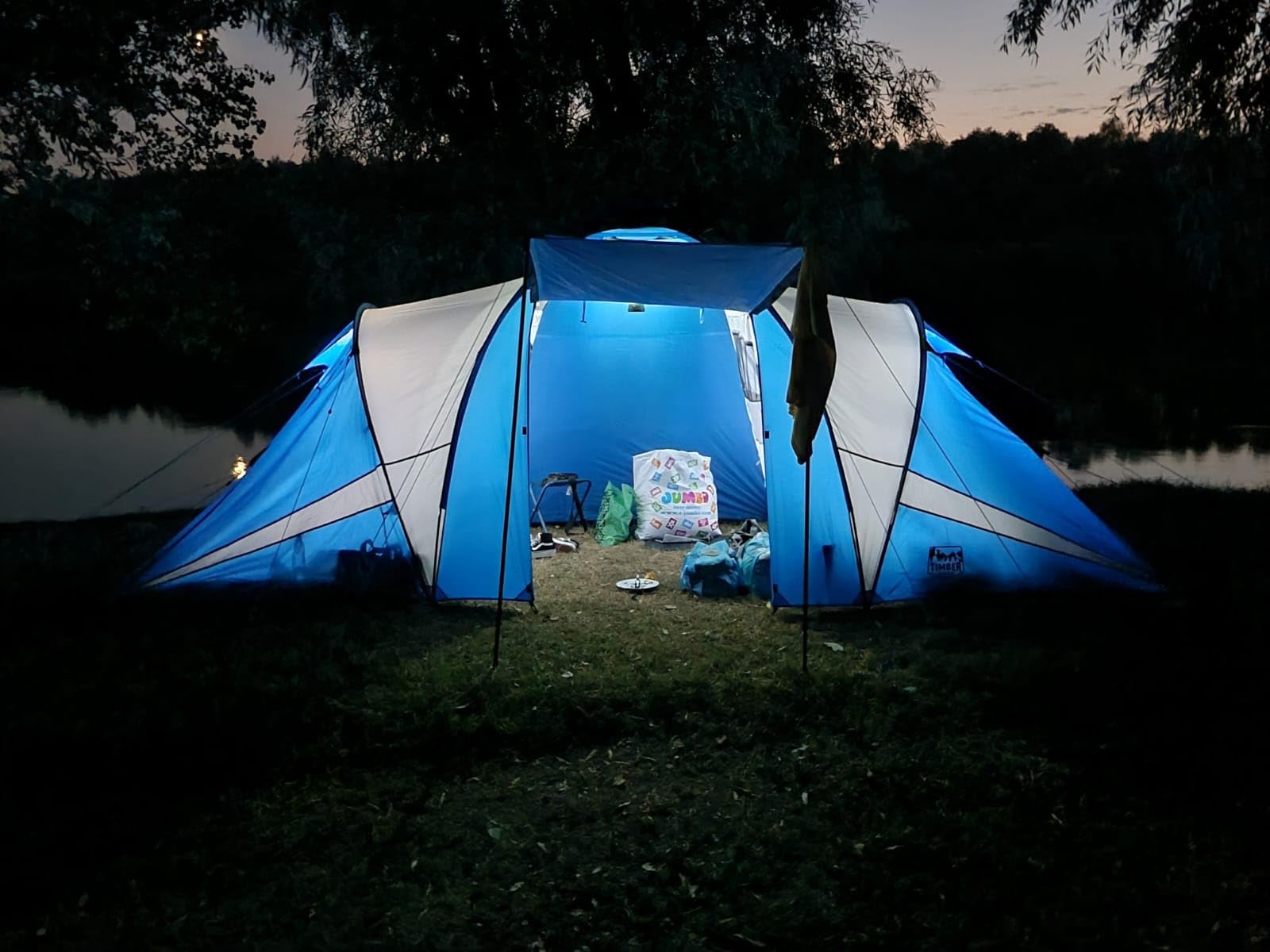 TIMBER RIDGE Campingzelt für 6 Personen 