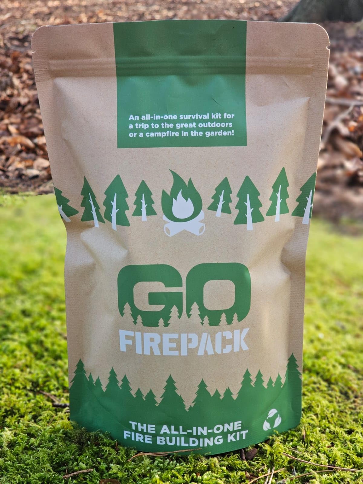 GO Firepack, Firelighters Ferro Rod Survival Tools | Camping Lighters & Fire Starters Kit | Eco Wood Shaving Rolls, Cotton Rolls, Wooden Sticks, User Guide, Flint and Steel Upto 3,000 Strikes