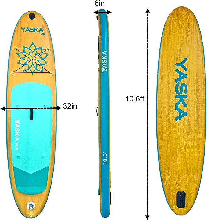 YASKA Inflatable Stand Up Paddle Board!