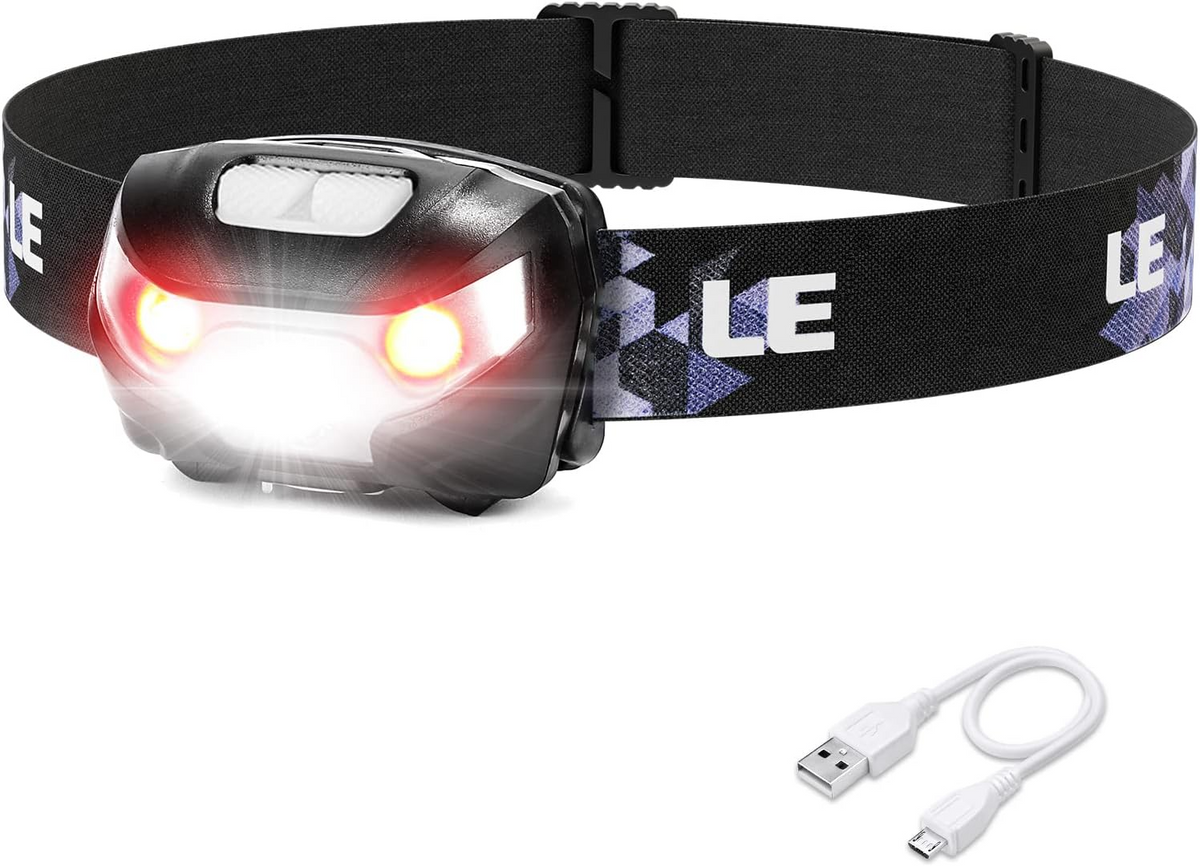 LE Rechargeable Head Torch