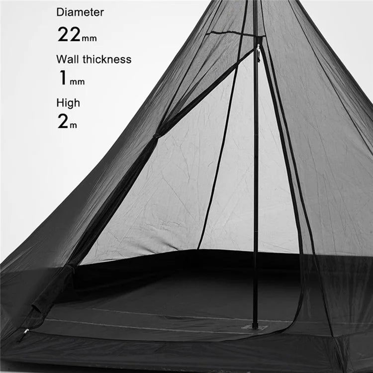 BLACKDOG BD-ZP003 Outdoor Portable Tent Hexagonal Pyramid Folding Tent