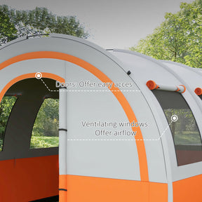 Outsunny Family x 6 Camping Tent