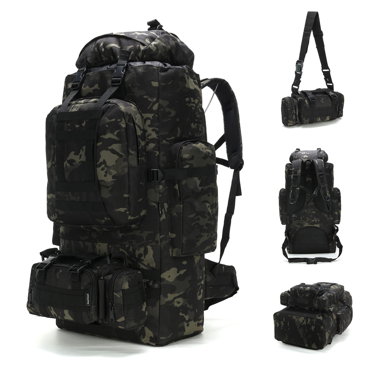 King'sGuard 100L Tactical Hiking Backpack: Your Ultimate Adventure Companion!