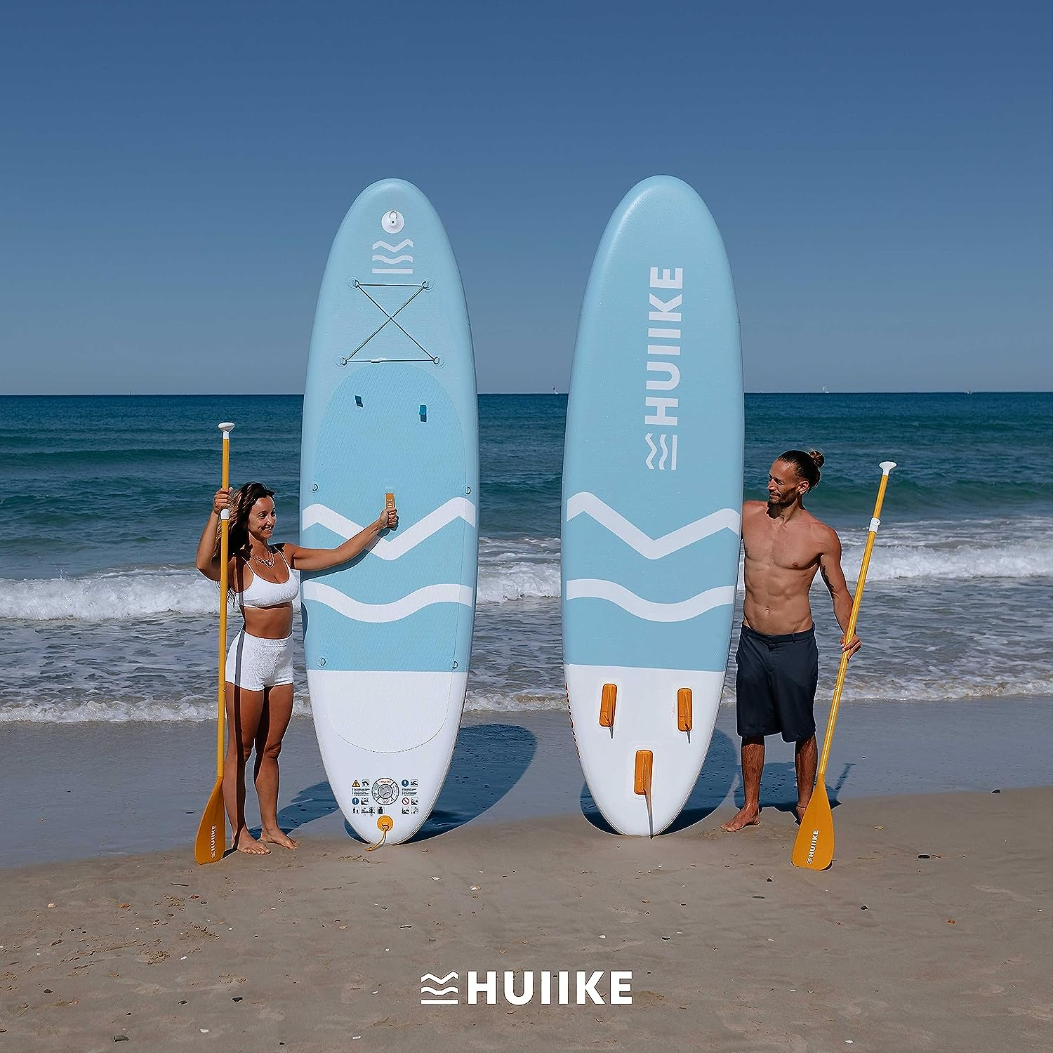 HUIIKE Adult Inflatable Paddle Board with Quality Accessories