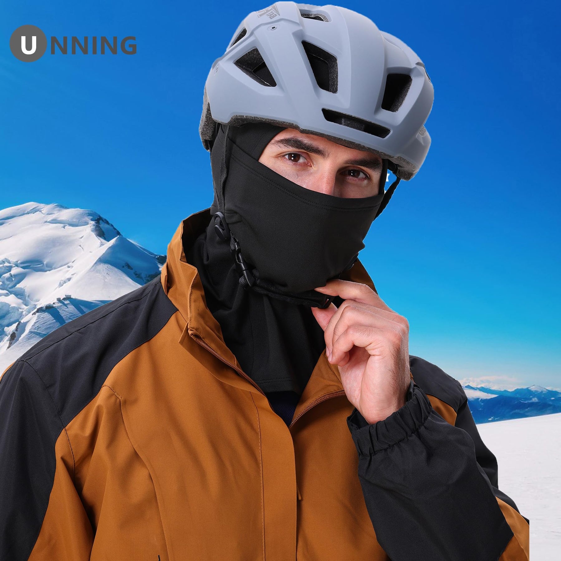 Unning Winter Balaclava Ski Balaclava Men's Thermal Ski Mask Windproof