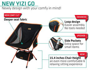 TREKOLOGY Ultra Lightweight Compact Portable Chairs for Adults for OCamping Fishing Folding Chair