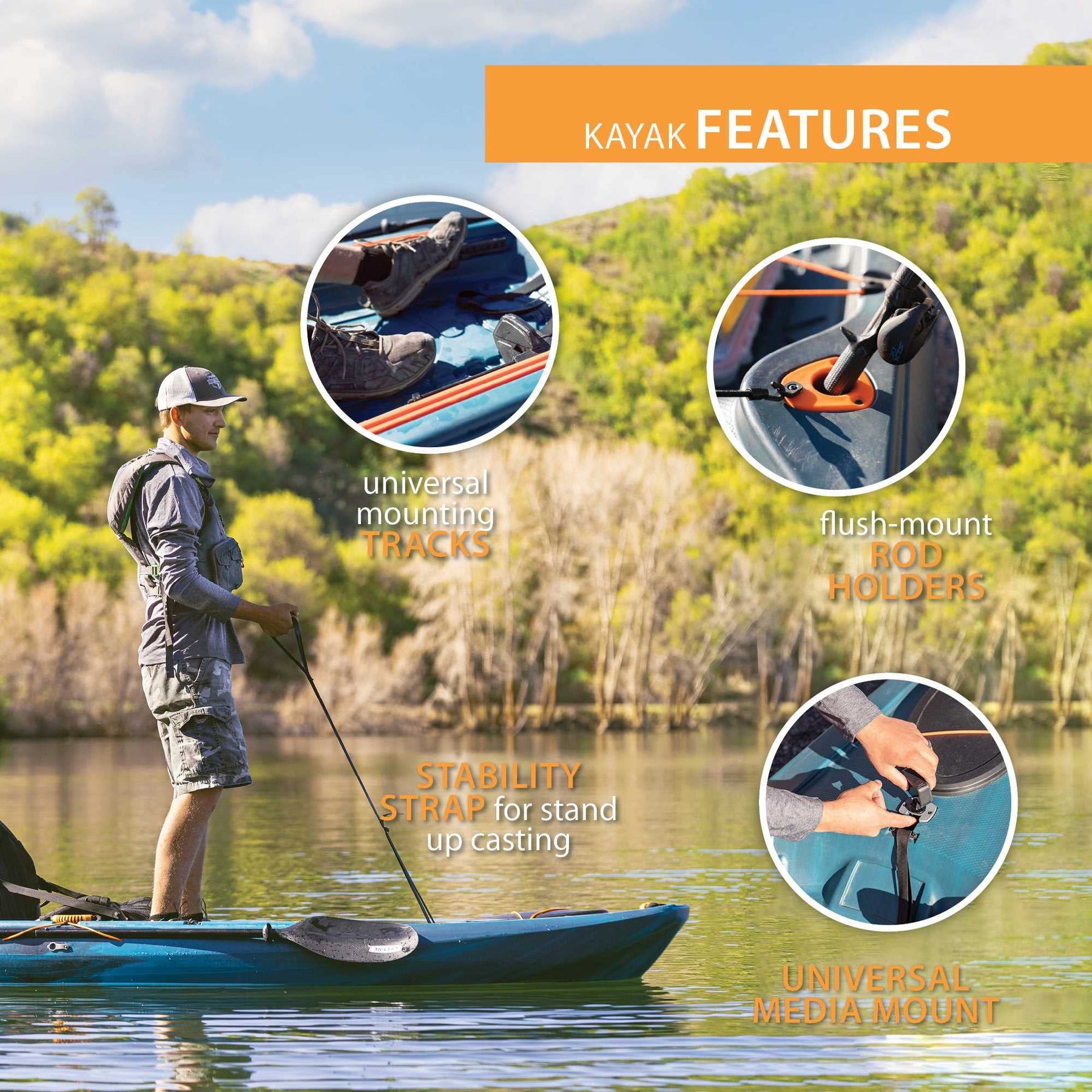 Lifetime Fishing Kayak, Yukon Angler 116