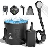 Mytrix 2024 Upgraded Portable Camping Shower Full Set