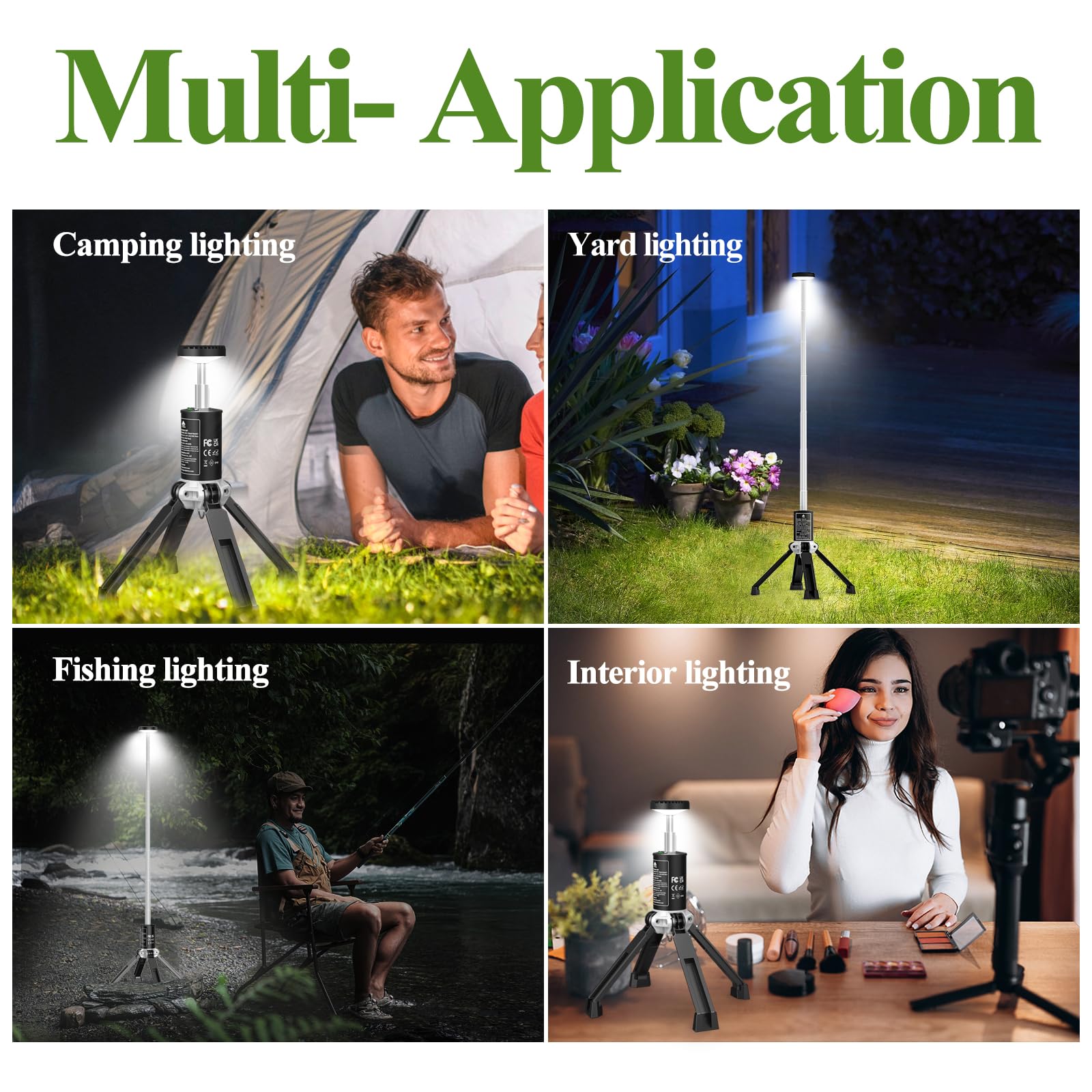 MTRVR Rechargeable Telescopic Camping Light