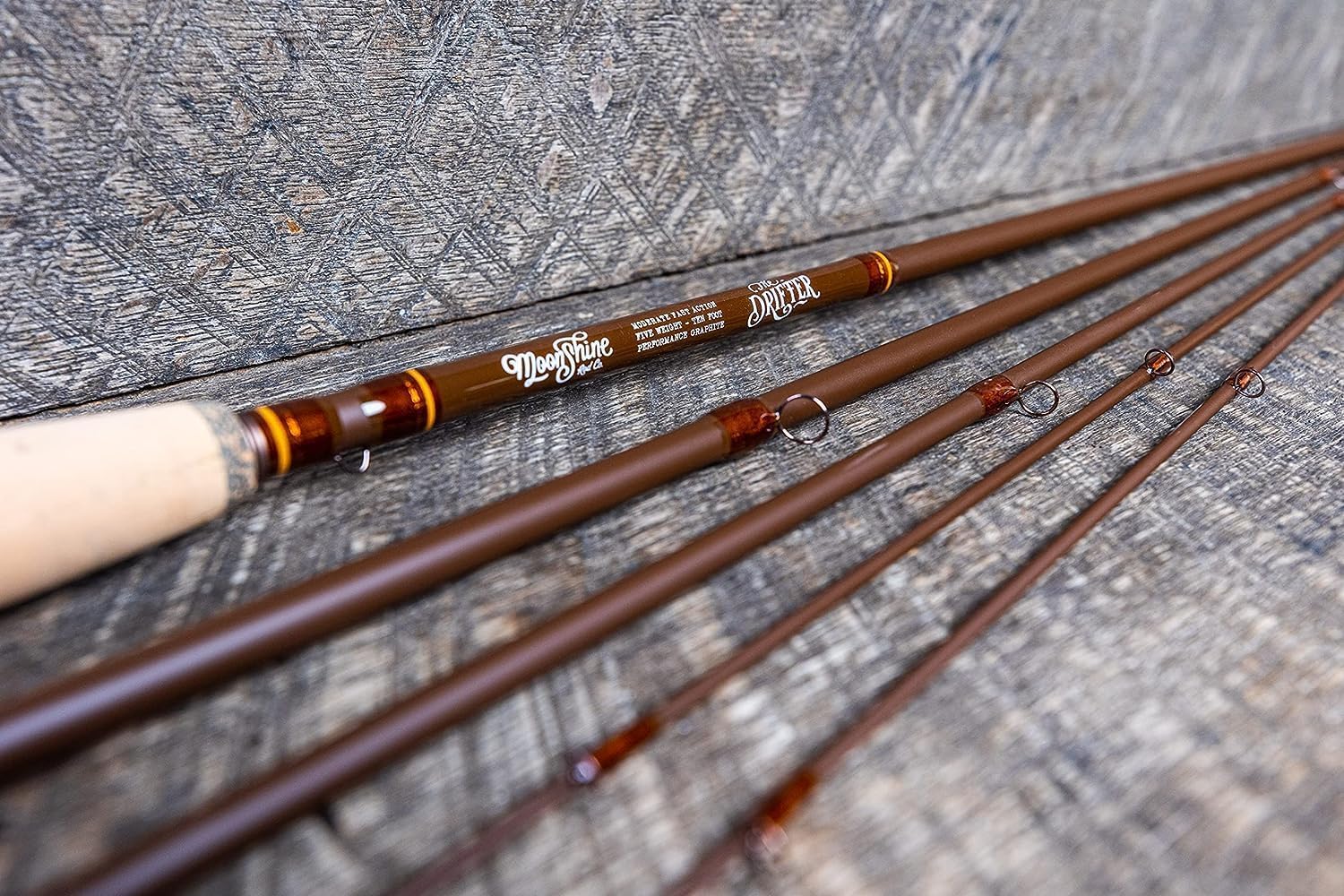 Moonshine Rod Company: Drifter Series II Fly Rod – Vintage Brown