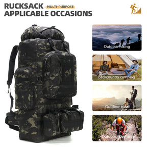 King'sGuard 100L Tactical Hiking Backpack: Your Ultimate Adventure Companion!