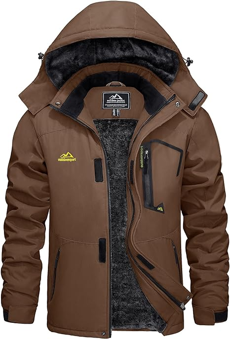 KEFITEVD Men's Ski Jacket,