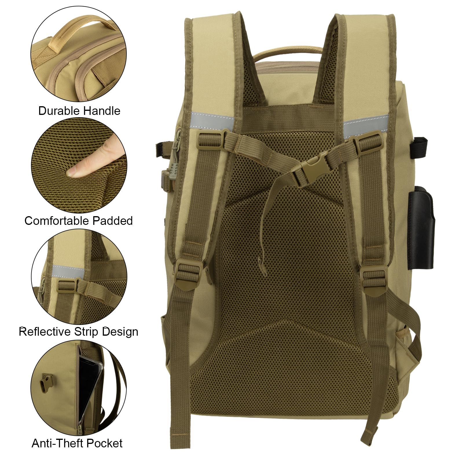 Ultimate Fishing Tackle Backpack with Rod Holder