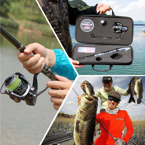 Sougayilang Telescopic Fishing Rod and Reel Combo – With Carry Bag and Essential Accessories