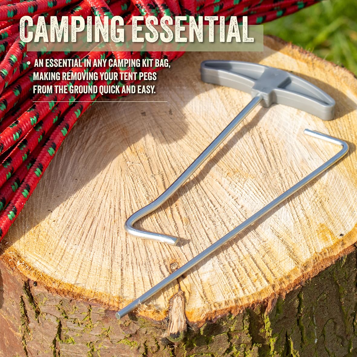 Milestone Camping 20410 Tent Peg Extractor